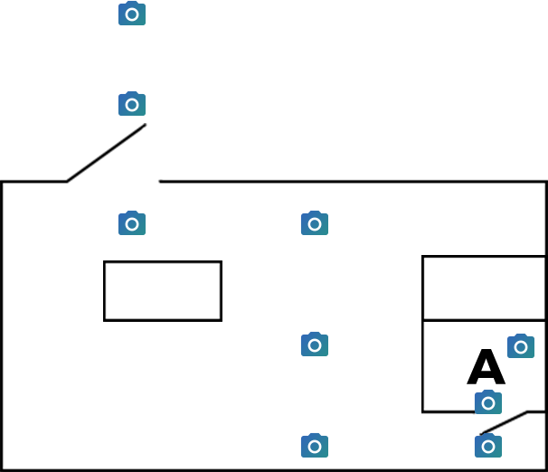 ストリートビューの撮影ポイントイメージ